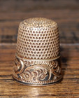 Antique Sterling Silver Scroll Band Thimble By Ketcham   Mcdougall   Circa 1900