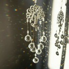 Hanging Crystal Suncatcher Life Tree Balls Prisms Pendant Chandelier Decor