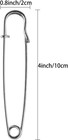 20 Pack Large Safety Pins  4  Heavy Duty Blanket Pins For All Kinds Of Handicraf