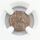 Ngc Certified Bronze Coin Ae Of Honorius Ad 393-423 Vf Collectible Rome         