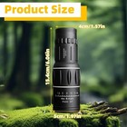 16x52 High Powered Monocular Telescope For Adults With Upgraded 52mm Objective