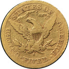 1871-s Liberty Gold  5 Nice Vg f Decent Eye Appeal