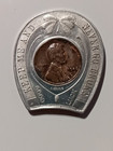 1946 Wheat Penny Error In A Nevada Good Luck Case   Token 