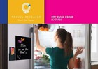 Magnetic Board For Kids Black Dry Erase Board For Fridge  3 Liquid Chalk Mark   