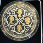 2006 10 Pound Silver Proof Coin Queens 80th Birthday Alderney