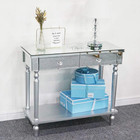 Mirrored Console Table Makeup Dressing Table modern Sofa Side Table Mirrored    
