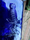 Dark Cobalt Blue The Owl Drug Co Triangular Poison  6 Inches