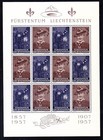 Liechtenstein 316a  315-16  Mnh 1957 Boy Scout 60th Anniversary Souvenir Sheet