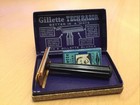 Vintage - Gillette Tech Razor -box  Razor   Blades - Nos