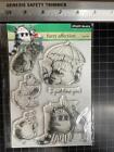 New Penny Black Rubber Stamp Clear Set Furry Affection Love  Free Usa Ship