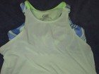 Athleta Girl Perfect Match Support Tank   Pants - Sz Xs Or 6 - Blue green Swirl