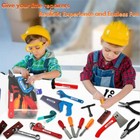 21 Pieces Kids Toy Tool Set And Power Play Tools Construction Toys Working Tool