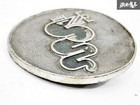 Rare Alfa Romeo Emblem Bishone Serpentine Crest Vintage Julia Gtv Approx  70mm S