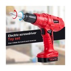Kids Tool Play Set electric Screwdriver Toy With Box  42pcs Toddler    Fast Ship