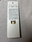 Vintage Susan Bates No 6 Rug Punch Needle Tool Original Packaging Card 