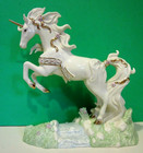 Lenox Leap Of The Unicorn Sculpture -- Box Not Perfect --- New In Box With Coa 