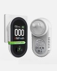 Moes Plug In Carbon Monoxide Detectors 3 In 1 Co temp humi Sensor Monitor 2 Pack