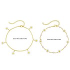 New Daisy Flower Beaded Barefoot Beach Anklet Foot Chain Jewelry Ankle Bracelet