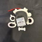 Christmas Santa Hat Dog Ears Picture Frame Personalizable Ornament W Bone Dangle