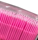 200 Pcs Microblading Micro Swab Lint Tattoo Permanent Brushes Pink