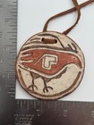 Vintage Eudora Montoya Signed Santa Ana Pueblo Pottery Bird Pendant Necklace