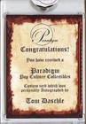 -tom Daschle- Us Senator Signed autograph auto Certified Political Trading Card