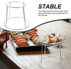 2 Tier Seafood Tower Set Small Aluminum Trays Stand Included  12     17 75   