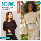 Hidden  Money Belt - Rfid Blocking Waist Wallet   Passport Holder For Women And