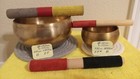 2 Singing Bowl 6 3 6 Inches  147 90 Mm   Notes Bef ff b-510 Hz 1395 Hz 1207 Gr 