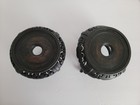 Vintage Asian Chinese Carved Wooden Stand Lot Of 2  Mid Sized