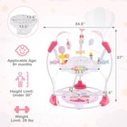 Baby Stationary Activity Center Infant Jumper With Removable Foot Pad