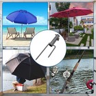 Waziaqoc 2 Pcs Patio Umbrella Steel Anchor
