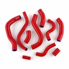 For 2012-2017 18 Honda Cbr 1000 Rr Fireblade Silicone Radiator Cooling Hose Red