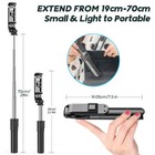 360   Camera Tripod Stand With Mobile Phone Stand Selfie Stick For Vlog Photo