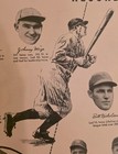 1949 Louisville Slugger Poster  Ruth  Gehrig  Dimaggio  Williams  Foxx  Hornsby