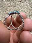 Carolyn Pollack Relios Ring Size 10 Sterling Silver Turquoise