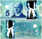 Interstellar  Canada 5 Dollars  2013  P-106c  Unc  Polymer  Version 2  W  Coa
