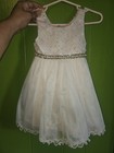 American Princess Light Pink Lace Tulle Flower Girl Dress Rhinestone 18mon