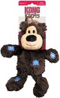 Kong Wild Knots Dog Toy Assorted Colors Soft Plush Squeaky Toy 2 Count