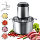 300w Electric Food Chopper Electric Stainless Steel Processor Meat Grinder Mixer
