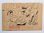 Vintage 1940s Captain Marvel Shazam  one Against Many  Puzzle Fawcett - Complete