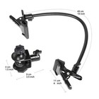 Photo Studio Light Stand Background Holder U ctype Heavy Duty Clamp Clip With Fl