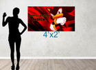 Birthday Banner Personalized 4ft X 2 Ft  Shadow  Shadow Banner party Decor