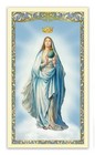 Hail Holy Queen Laminated Holy Card Catholic Fatih Mother Of Jesus