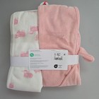 Carter s Just One You Pink Owl 2-piece Bath Towel Set