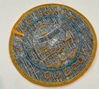 Oregon State Police 3  Gold Border Hat Vest Patch Unused