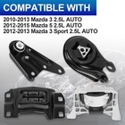 4pcs Engine Motor Mount Kit For Mazd 3 10-13   Mazd 5 12-15 Auto Compatible   