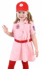 Girls League Of Their Own Rockford Peaches Pink Baseball Dress Halloween Costume