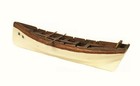 Miniature 18th C American Admiral s Longboat Hand Carved Sailor Made