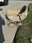 Antique Circa 1923 Wicker Baby doll Carriage